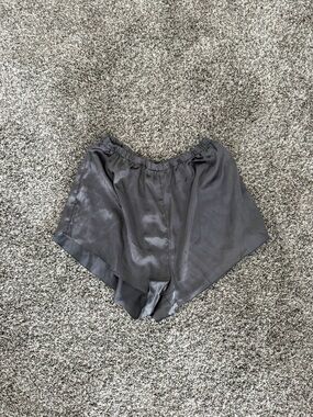 Silky Gray Women's Lounge Shorts